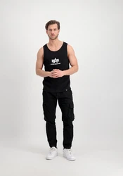 Alpha Industries Men Tanks Logo Tank Hellblau/Schwarz/Braun/Dunkelblau