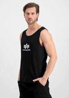 Alpha Industries Men Tanks Logo Tank Hellblau/Schwarz/Braun/Dunkelblau
