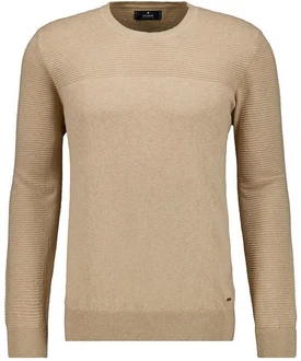 RAGMAN Rundhalspullover Beige/Khaki/Braun
