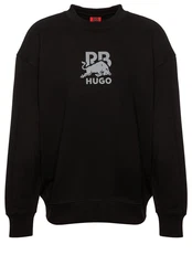HUGO Sweatshirt Dahrain_RB Schwarz/Rot/Beige/Lila