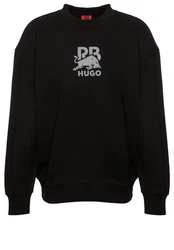 HUGO Sweatshirt Dahrain_RB Schwarz/Rot/Beige/Lila