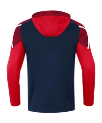 Jako Sweatshirt Performance Hoody Rot/Dunkelblau/Lila