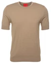 HUGO Strickpullover San Carl-CV Khaki/Braun/Beige