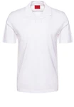 HUGO T-Shirt Dimerspolo Weiß/Creme/Grau