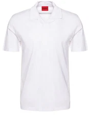 HUGO T-Shirt Dimerspolo Weiß/Creme/Grau