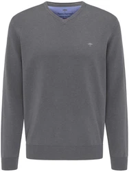 FYNCH-HATTON Strickpullover grau/graumeliert
