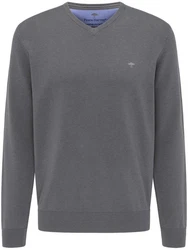 FYNCH-HATTON Strickpullover grau/graumeliert