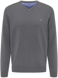 FYNCH-HATTON Strickpullover grau/graumeliert