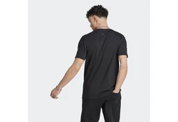adidas Sportswear T-Shirt Essentials Single Jersey Big Logo Schwarz