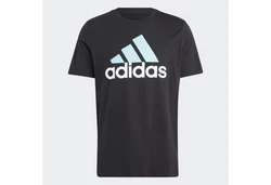 adidas Sportswear T-Shirt Essentials Single Jersey Big Logo Schwarz