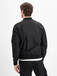 Alpha Industries Anorak Schwarz/Rot/Hellblau/Dunkelrot