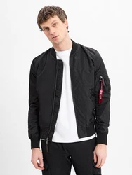 Alpha Industries Anorak Schwarz/Rot/Hellblau/Dunkelrot