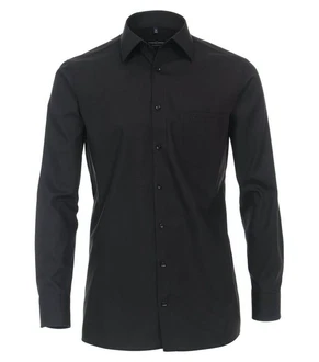 CASAMODA Businesshemd Kent Comfort Fit NOS Schwarz/Grau/Dunkelgrau