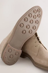 Next Velourslederstiefel Beige/Braun/Khaki