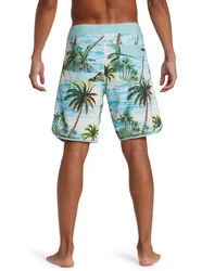 Quiksilver Boardshorts Highline Scallop Blau/Türkis/Gelb/Beige/Grün