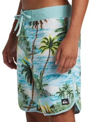 Quiksilver Boardshorts Highline Scallop Blau/Türkis/Gelb/Beige/Grün