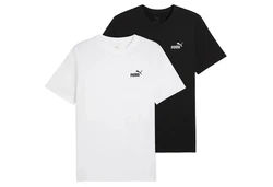 PUMA T-Shirt ESS Small No. 1 Logo Tee Weiß/Schwarz