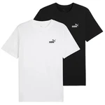 PUMA T-Shirt ESS Small No. 1 Logo Tee Weiß/Schwarz