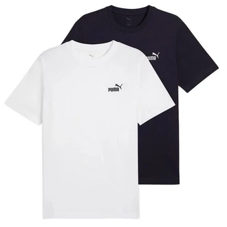 PUMA T-Shirt ESS Small No. 1 Logo Tee Dunkelblau/Weiß