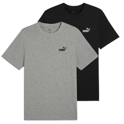 PUMA T-Shirt ESS Small No. 1 Logo Tee Dunkelgrau/Grau/Hellgrau