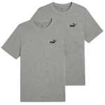 PUMA T-Shirt ESS Small No. 1 Logo Tee Grau/Dunkelgrau/Hellgrau