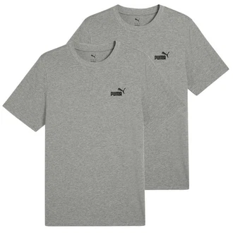 PUMA T-Shirt ESS Small No. 1 Logo Tee Grau/Dunkelgrau/Hellgrau PUMA T-Shirt ESS Small No. 1 Logo Tee Grau/Dunkelgrau/Hellgrau