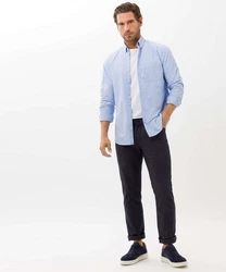 Brax 5-Pocket Hose Style CADIZ Dunkelblau/Lila