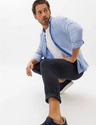 Brax 5-Pocket Hose Style CADIZ Dunkelblau/Lila
