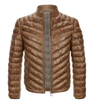 Milestone Lederjacke MSIseo Braun/Beige