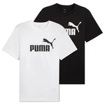 PUMA T-Shirt ESS No.1 Logo Tee Lila/Weiß/Schwarz