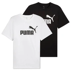 PUMA T-Shirt ESS No.1 Logo Tee Lila/Weiß/Schwarz