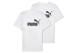 PUMA T-Shirt ESS No.1 Logo Tee Lila/Weiß