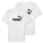 PUMA T-Shirt ESS No.1 Logo Tee Lila/Weiß