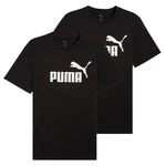 PUMA T-Shirt ESS No.1 Logo Tee Lila/Schwarz