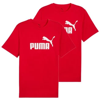 PUMA T-Shirt ESS No.1 Logo Tee Rot