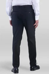 SANDER STELLAN Anzughose Slim Fit Dunkelblau/Dunkelgrau/Grau