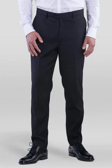 SANDER STELLAN Anzughose Slim Fit Dunkelblau/Dunkelgrau/Grau