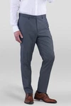 SANDER STELLAN Anzughose Slim Fit Grau/Dunkelblau/Hellgrau/Dunkelgrau