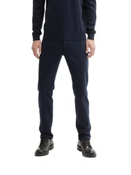 TOM TAILOR Chinohose JERSEY SLIM CHINO Dunkelblau/Blau/Hellblau