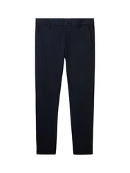 TOM TAILOR Chinohose JERSEY SLIM CHINO Dunkelblau/Blau/Hellblau