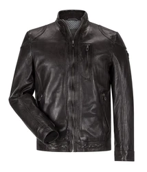 Milestone Lederjacke MSPepino Dunkelbraun/Braun