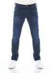 MUSTANG Tapered-fit-Jeans Real X Oregon Tapered K Slim Fit Dunkelblau/Blau/Hellblau