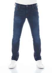 MUSTANG Tapered-fit-Jeans Real X Oregon Tapered K Slim Fit Dunkelblau/Blau/Hellblau