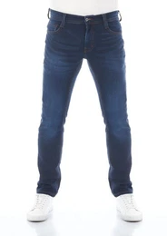 Tapered-fit-Jeans Herren Jeanshose Real X Oregon Tapered K Slim Fit Denim Hose mit Stretch