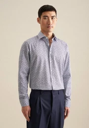 Businesshemd Regular Regular Langarm Kentkragen Floral