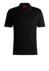 HUGO T-Shirt Dimerspolo Schwarz