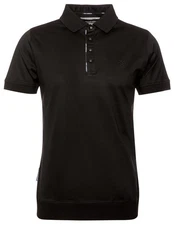 KARL LAGERFELD Poloshirt Schwarz/Dunkelbraun