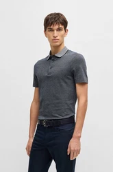 BOSS Poloshirt H-Pitton Dunkelgrau/Dunkelblau/Grau/Hellgrau