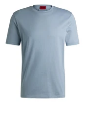 HUGO T-Shirt Dimerstee Blau/Hellblau/Grau
