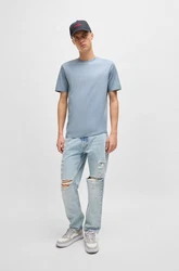 HUGO T-Shirt Dimerstee Blau/Hellblau/Grau